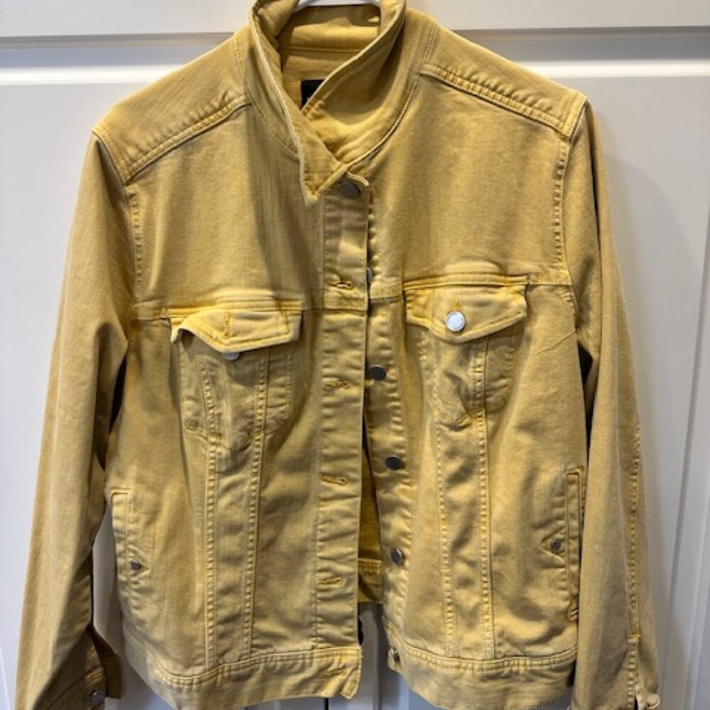 Gorgeous Liverpool Los Angeles size XL Yellow Jean Jacket